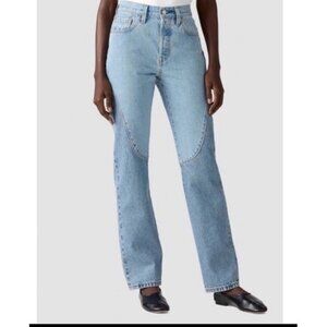 Levi's Women's 501® Straight Jeans - County Fair Blue Size 26" Waist 26 X 30